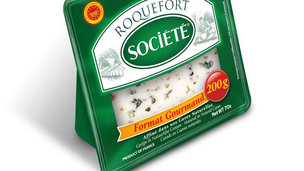 Im französischen Rohmilchweichkäse Roquefort AOP der Marke «SOCIÉTÉ» wurden Salmonellen nachgewiesen. (Archivbild)