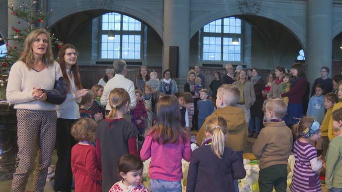 So feiern Kinder in Berner Heiliggeistkirche Weihnachten