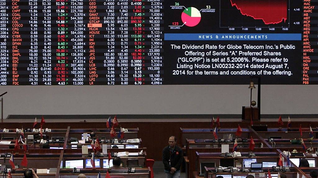Philippinen schliessen Börse vorübergehend