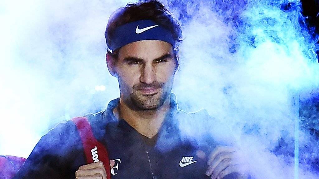 Der Star in London: Diesmal ist Roger Federer für den Masters-Final gegen Novak Djokovic bereit