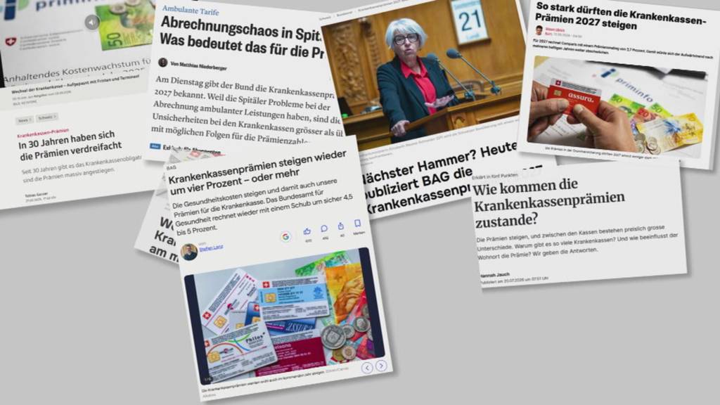 Das sagt die Zentralschweiz zu den steigenden Krankenkassenprämien