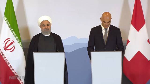 Berset nimmt Rohani in Empfang