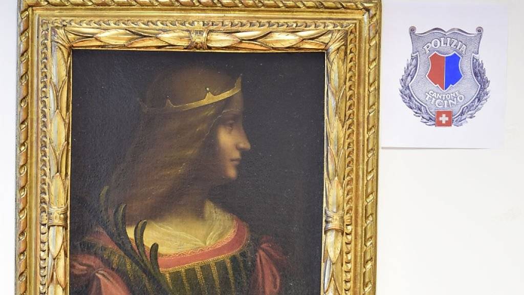 Das Ölbild «Isabella d'Este» wurde im Februar 2015 in Lugano beschlagnahmt.
