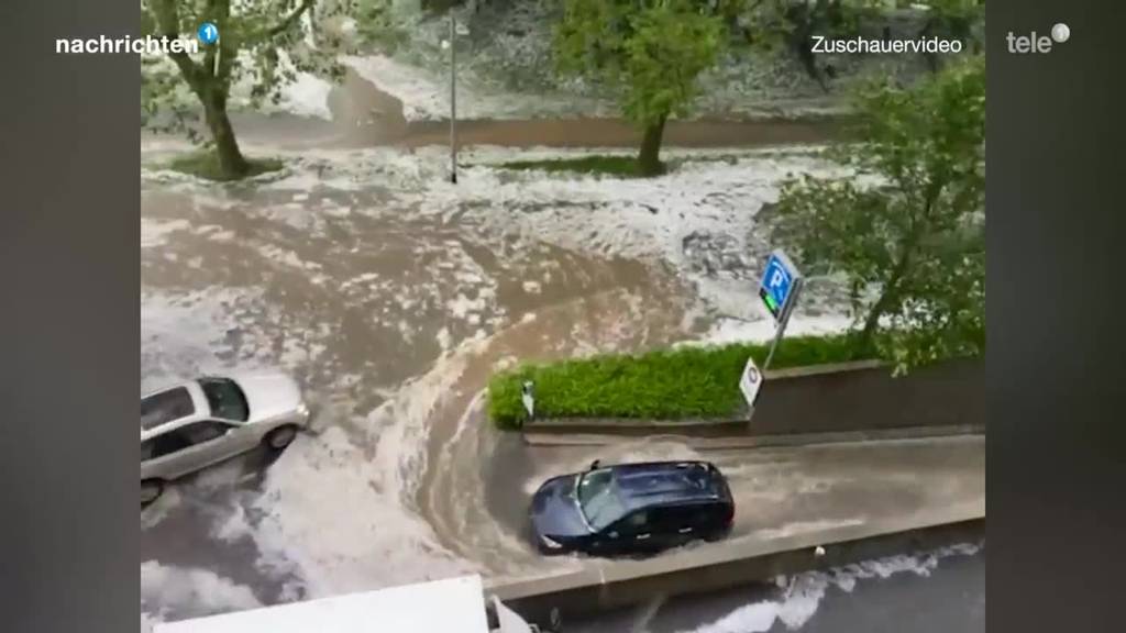 Unwetter wüteten in Zug und Luzern