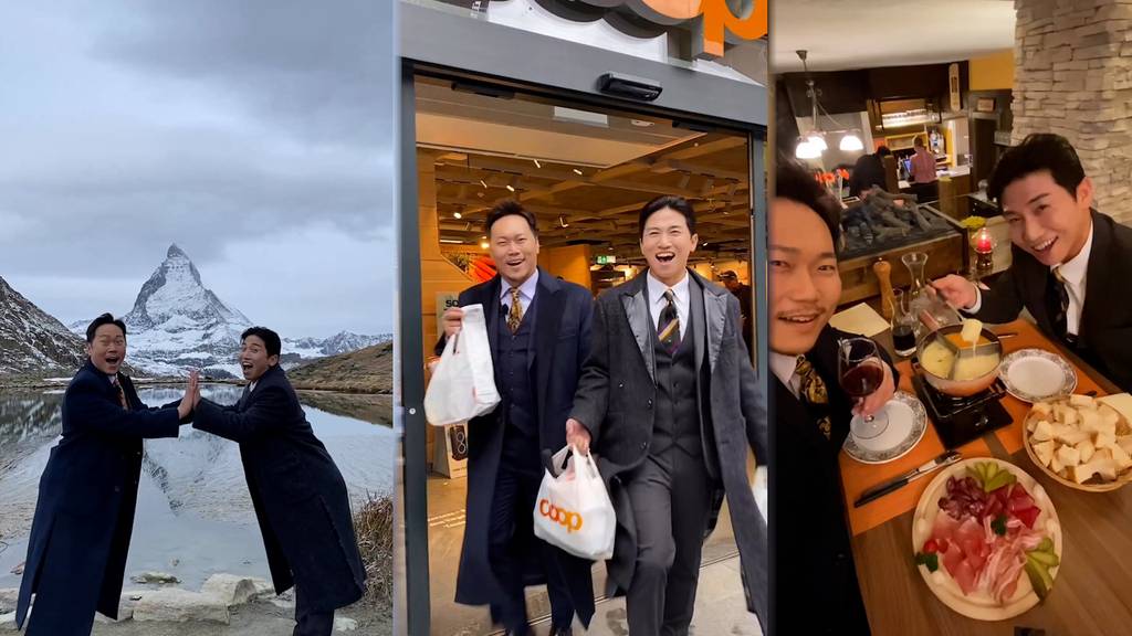 Südkoreaner lachen sich durch die Schweiz – und gehen damit viral