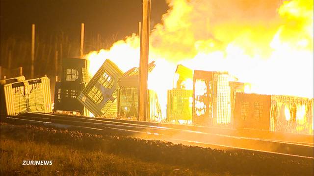 Millionenschaden nach Grossbrand in Egnach