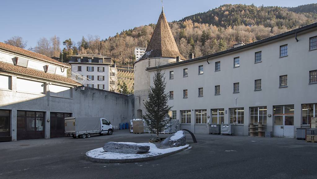 Stadtführungen in die frühere Gefängnisanstalt Sennhof in Chur erfreuen sich grosser Beliebtheit. Im Bild der Innenhof der ehemaligen Strafanstalt.