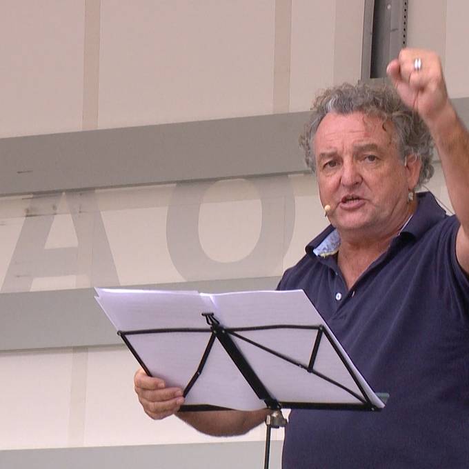 Marco Rima in seiner Ansprache: «Skeptiker braucht das Land»