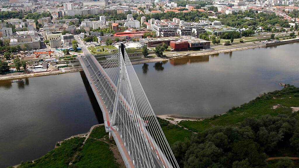 Wasserstand von Polens längstem Fluss fällt auf Rekord-Tief