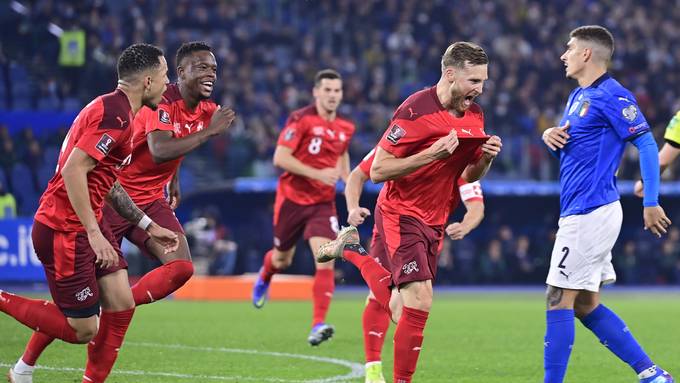Italiener verschiessen Penalty: Schweiz holt in Rom ein 1:1-Remis