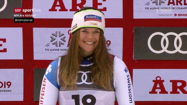 Corinne Suter krallt sich in der Abfahrt WM-Silber