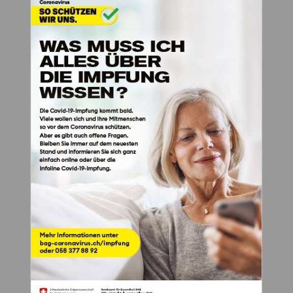 Plakate, Webseite und Hotline: Bund startet Impfkampagne 