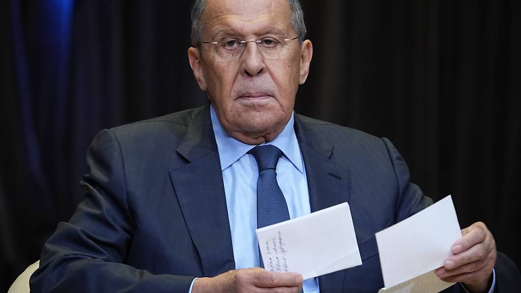 ARCHIV - Der russische Außenminister Sergej Lawrow. Foto: Alexander Zemlianichenko/AP/dpa