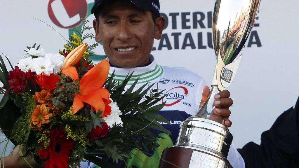 Nairo Quintana liess sich den Gesamtsieg in der Katalonien-Rundfahrt nicht mehr nehmen