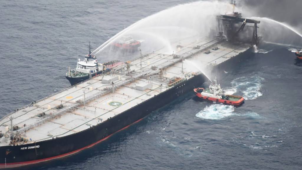 Feuer auf Öltanker vor Sri Lanka unter Kontrolle
