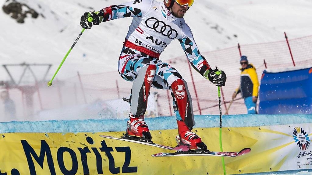 Marcel Hirscher anlässlich des Team-Wettbewerbs am Dienstag in St. Moritz