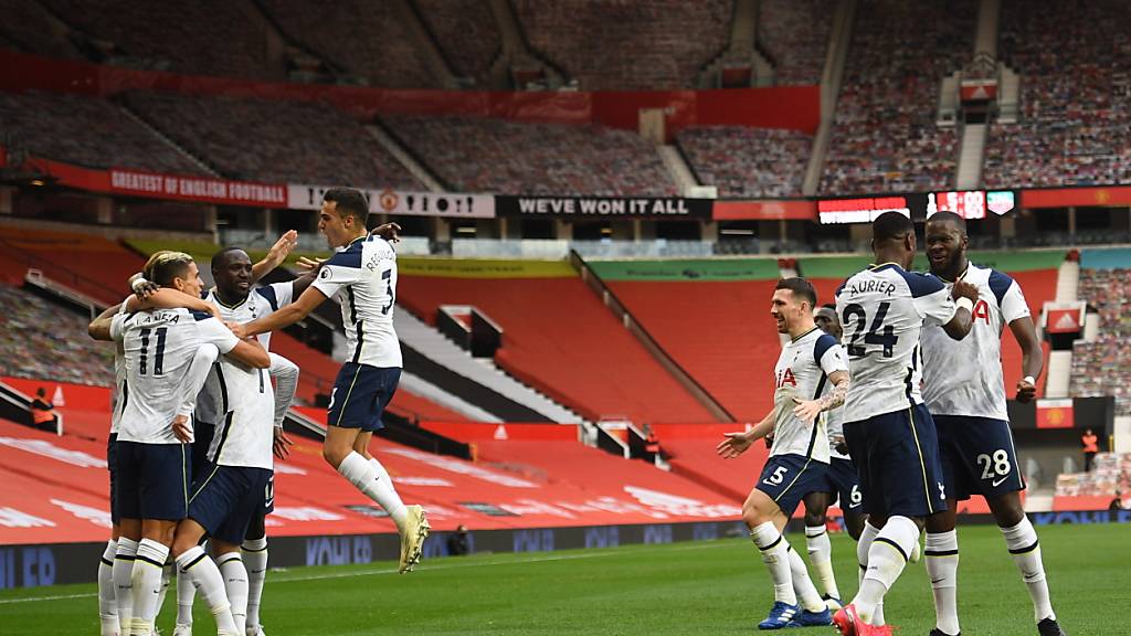 Das grosse Jubeln im Old Trafford: Tottenham siegt in Manchester nach frühem Rückstand klar