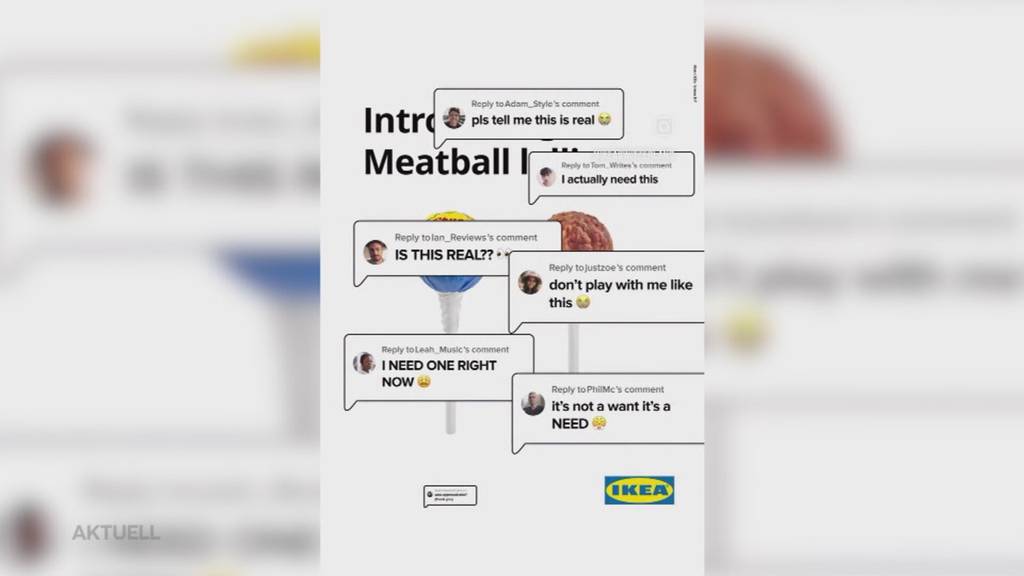 Nach Aprilscherz: IKEA lanciert limitierten Lolli mit Fleischbällchen-Geschmack