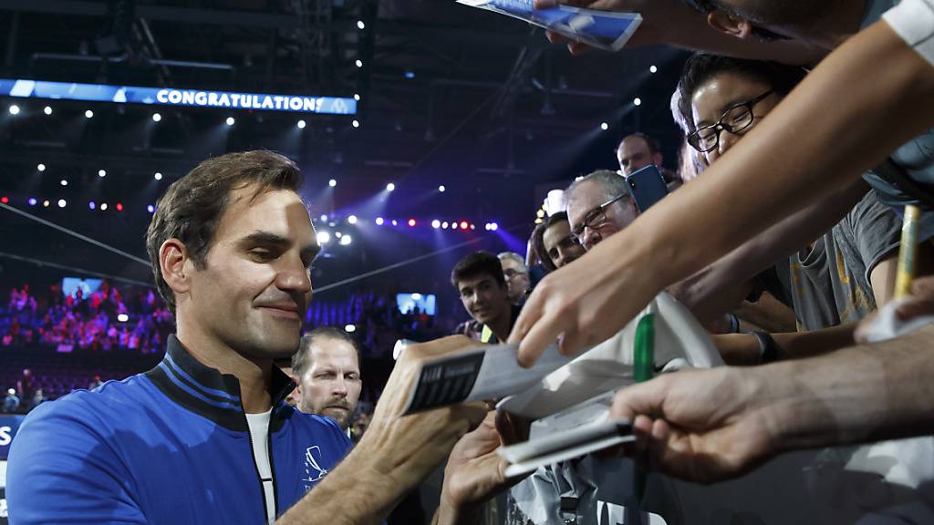 In diesem Jahr der grosse Abwesende: Roger Federer fehlt beim Laver Cup ebenso wie Rafael Nadal und Novak Djokovic