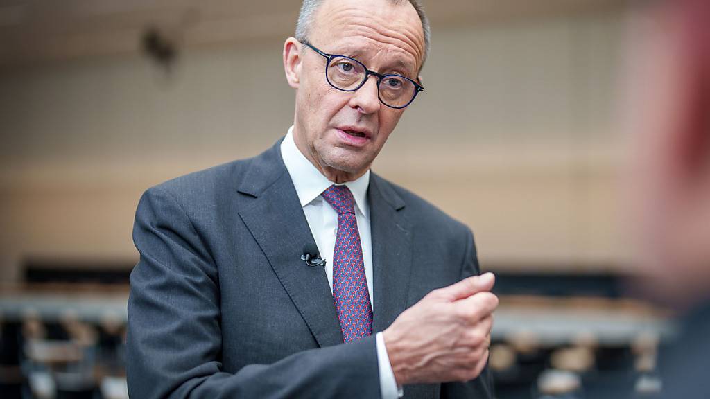 Unions-Kanzlerkandidat Friedrich Merz sprach sich für einen neuen Anlauf für ein transatlantisches Freihandelsabkommen aus. (Archivbild)