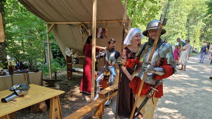 Ein Königreich in Zullwil: Buntes Treiben am Mittelalterfest