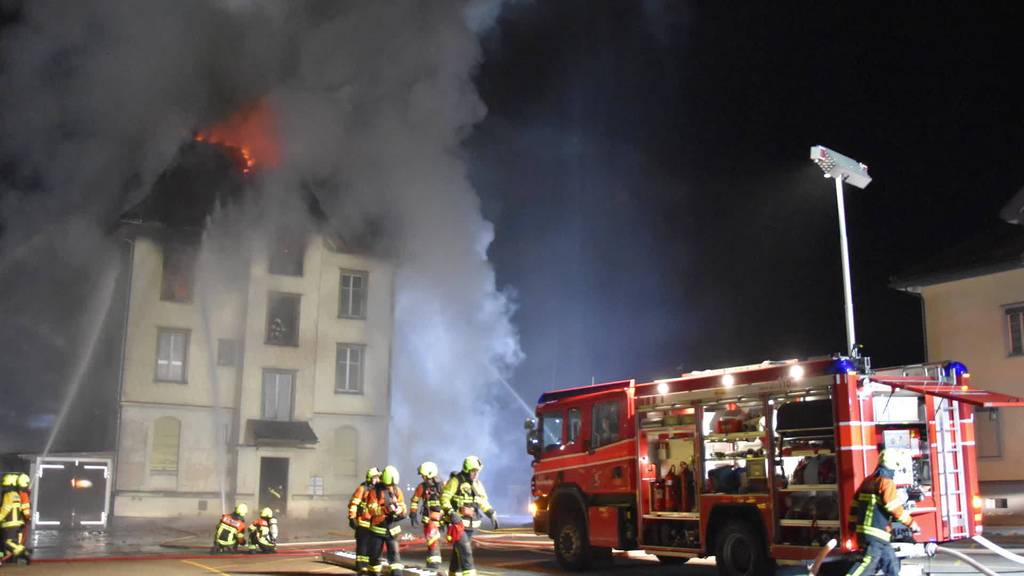 Brand: Vier Personen verlieren in Wattwil Dach über Kopf