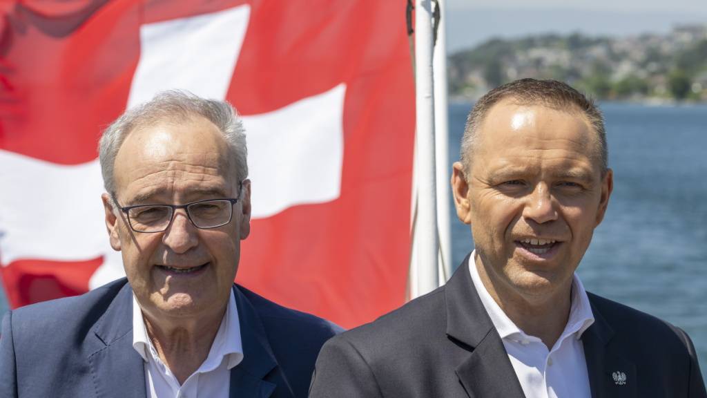 Parmelin zeigt polnischem Präsidenten Bildungsstätten in der Waadt