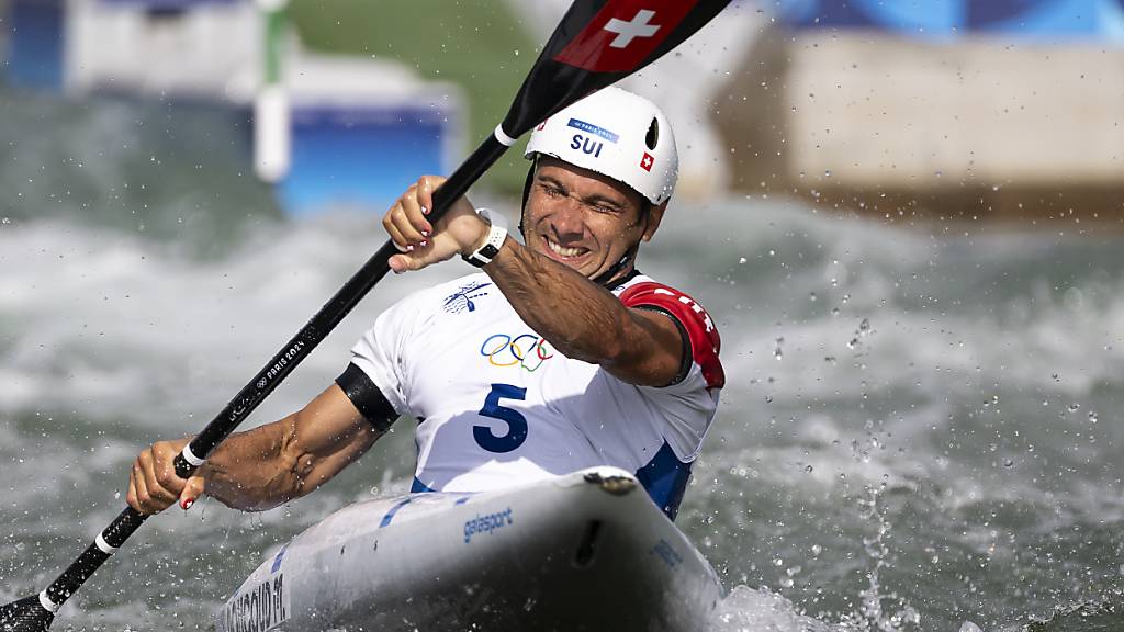 Als Vierter im Kajak-Einzel verpasste Martin Dougoud am Donnerstag eine Medaille nur knapp