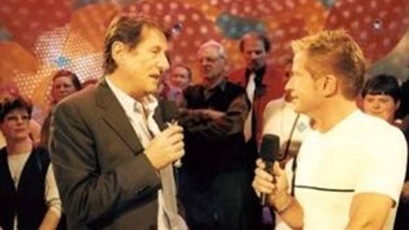 Leonard als „Schlag auf Schlager“-Moderator mit Udo Jürgens