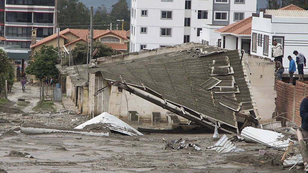 Bolivien kämpft mit den Folgen schwerer Überschwemmungen.