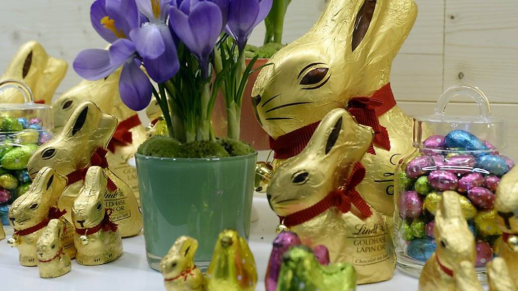 Die Goldhasen erweisen sich als Goldgrube: Lindt & Sprüngli hat im vergangenen Jahr den Gewinn markant gesteigert.