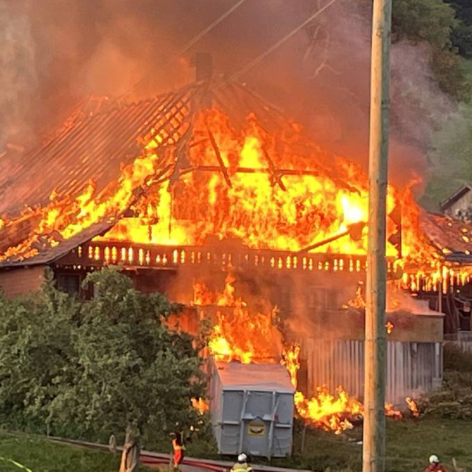 Nach Brand in Oberbalm: Gemeinde und Schwinger sammeln