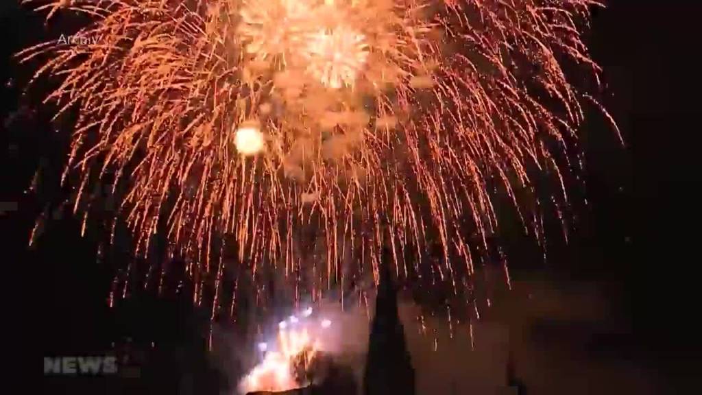 Feuerwerk am Nationalfeiertag