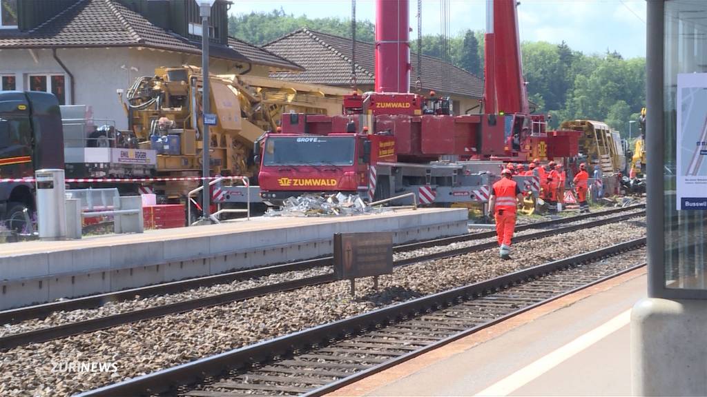 Entgleister Zug richtet in Busswil erheblichen Schaden an