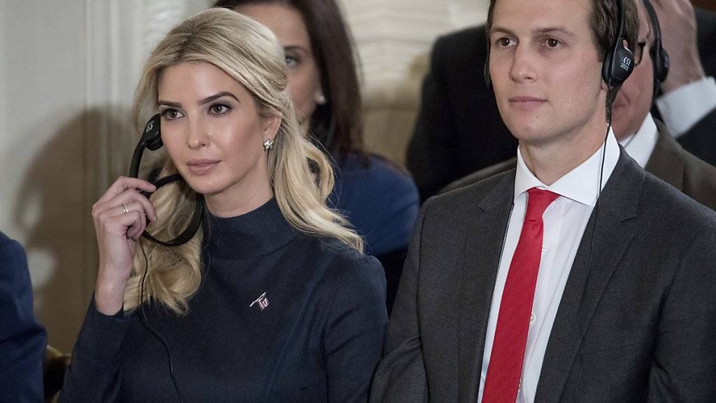 Die Tochter des US-Präsidenten, Ivanka Trump, wird als unbezahlte Angestellte in ein Büro im Weissen Haus einziehen. Ihr Mann Jared Kushner arbeitet bereits als Berater seines Schwiegervaters.