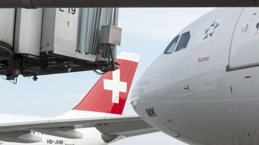 Nicht weiter im Aufwind: die Swiss muss zumindest vorübergehend einen Passagierrückgang hinnehmen. (Archiv)