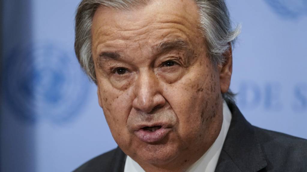 Der Generalsekretär der Vereinten Nationen, António Guterres hält einen Sieg Russland für unwahrscheinlich: «Früher oder später wird man vom Schlachtfeld zum Friedenstisch wechseln müssen.» Foto: John Minchillo/AP/dpa