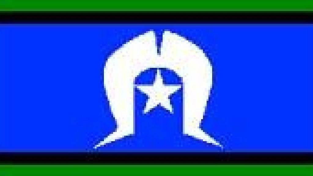 Die Flagge der Torres-Strait-Insulaner