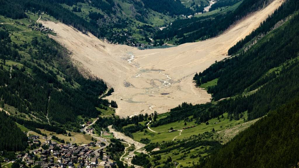 Bei der Katastrophe in Blatten VS stellte, das Modell seine Genauigkeit unter Beweis. (Archivbild)
