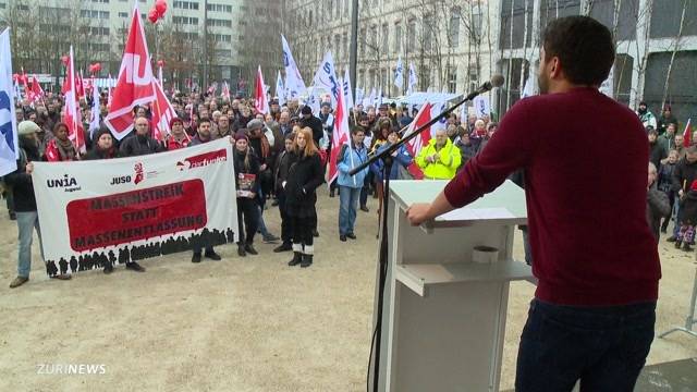 500 demonstrieren gegen Alstom-Stellenabbau