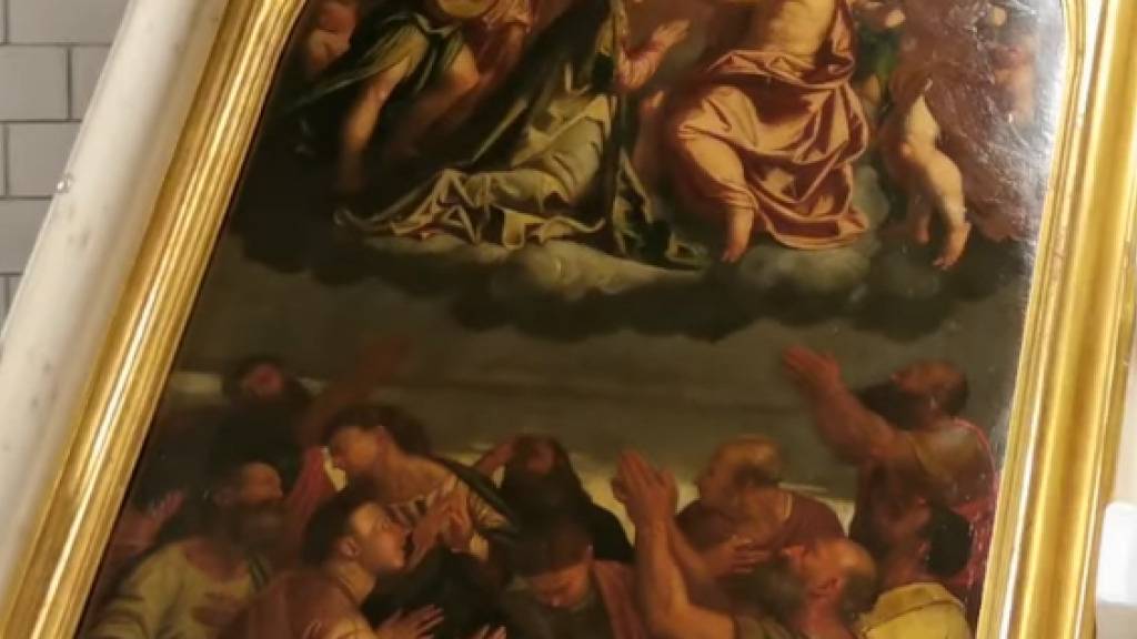 Ein zweieinhalb Meter hohes Altarbild des italienischen Malers Callisto Piazza da Lodi ist zurück in Lugano.