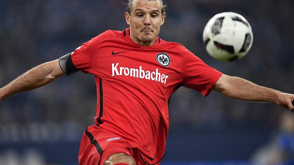 Der Frankfurter Alexander Meier schoss den einzigen Treffer der Partie