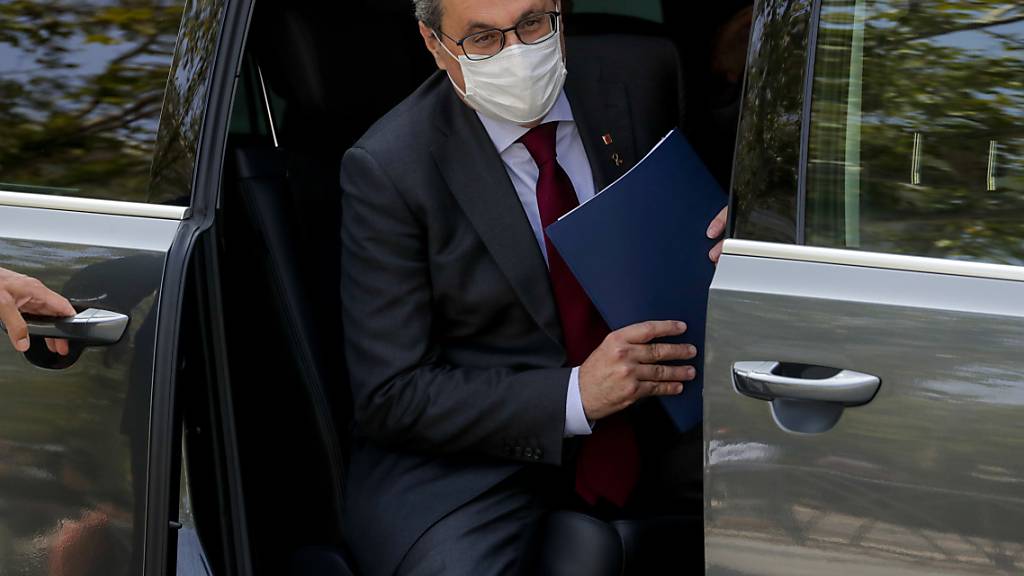 Der separatistisch katalanischen Regionalchef, Quim Torra, wird seines Amtes enthoben. Foto: Manu Fernandez/AP/dpa