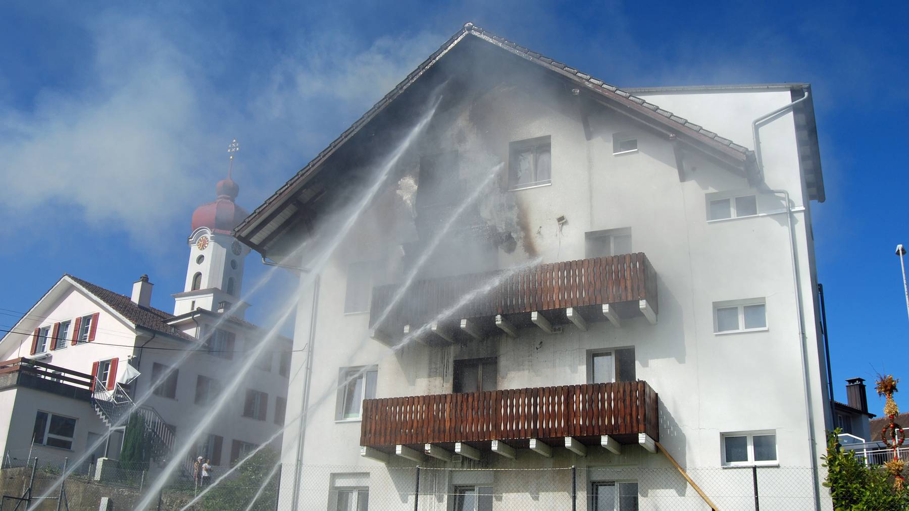 Brand in Luthern in Zwei-Familienhaus