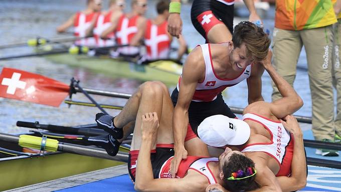 Schweizer Ruderer und Phelps setzten die Glanzpunkte