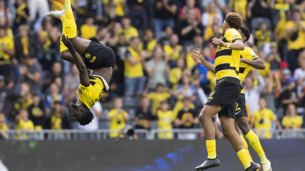 Fünf Tore vor 27'000 Zuschauern: Die Young Boys sind gegen Winterthur in Feierlaune