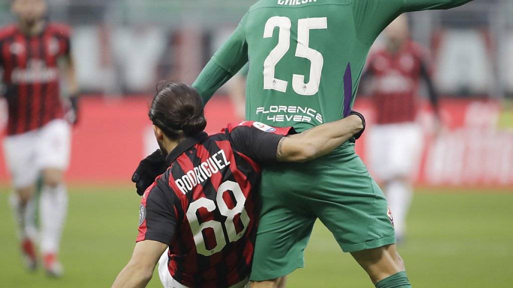 Ricardo Rodriguez und die AC Milan hatten gegen Fiorentina das Nachsehen