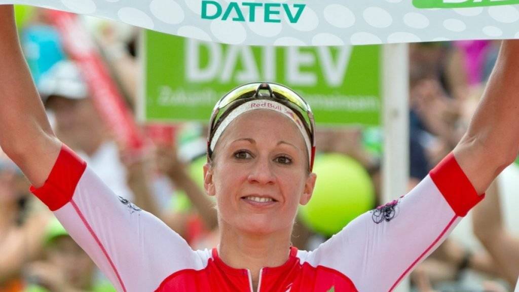 Daniela Ryf ist am Sonntag am Ironman Switzerland rund ums Zürcher Seebecken die Hauptattraktion