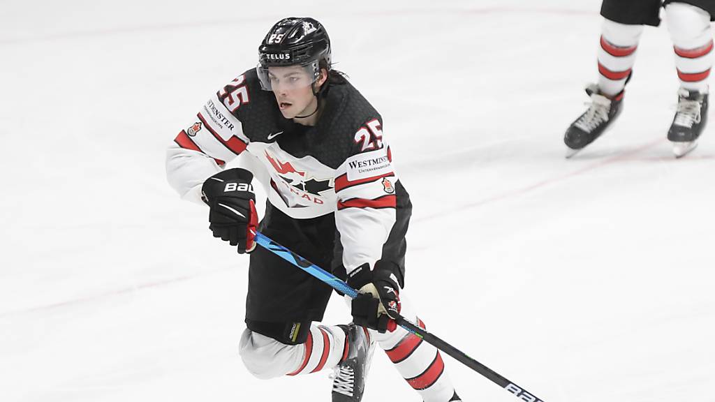 Gewann mit Kanada an der A-WM in Riga die Goldmedaille: Owen Power, Nummer-1-Pick im NHL-Draft 2021