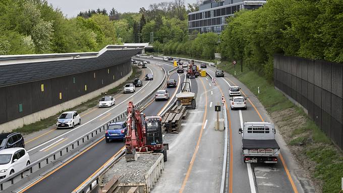 Nächtliche Sperrung der Autobahneinfahrt im Berner Ostring